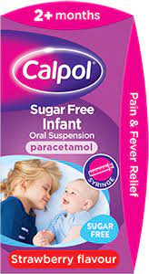 CALPOL 2+ months INFANT 100mL Color & Sugar Free